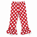 Girl's Polka Dot Ruffle Pants